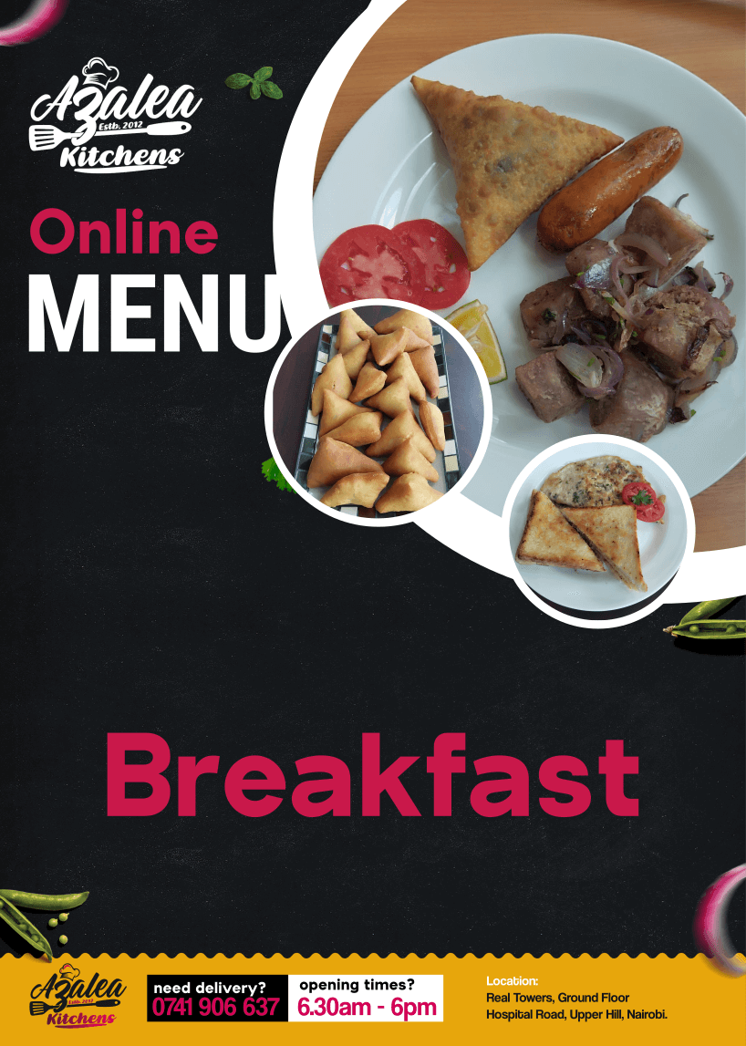 Breakfast Menu Preview